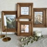 Рамка из мангового дерева Brauberg LOFT QUAD фото разного разм. акрил. 52х39 см 391283 (1) (89867)