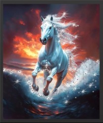 Картина Владыка рассвета с кристаллами Swarovski (2454)