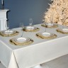 Скатерть  160х220 cm прямоугольная, "феерия. золото", цвет: бежевый, tm lefard, полиэстер 100% (кор= Lefard (986-003-21)