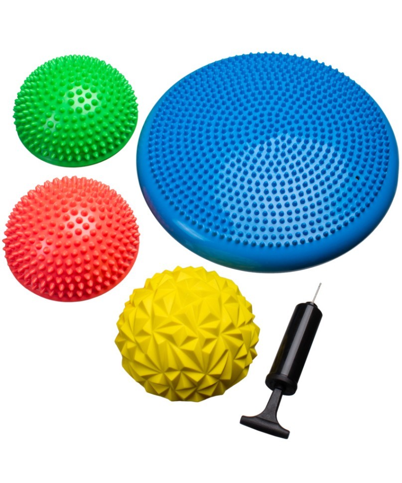 БЕЗ УПАКОВКИ Диски балансировочные STARFIT BP-106, с насосом, комплект (2117743)