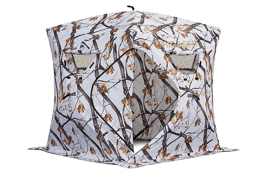 Зимняя палатка куб Higashi Winter Camo Comfort Pro трехслойная (80288)