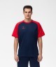 Футболка игровая JOGEL CAMP Reglan Jersey, темно-синий/красный (701747)
