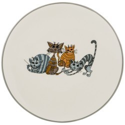 Тарелка десертная коллекция "озорные коты" диаметр=20 см высота=2 см Lefard (188-177)