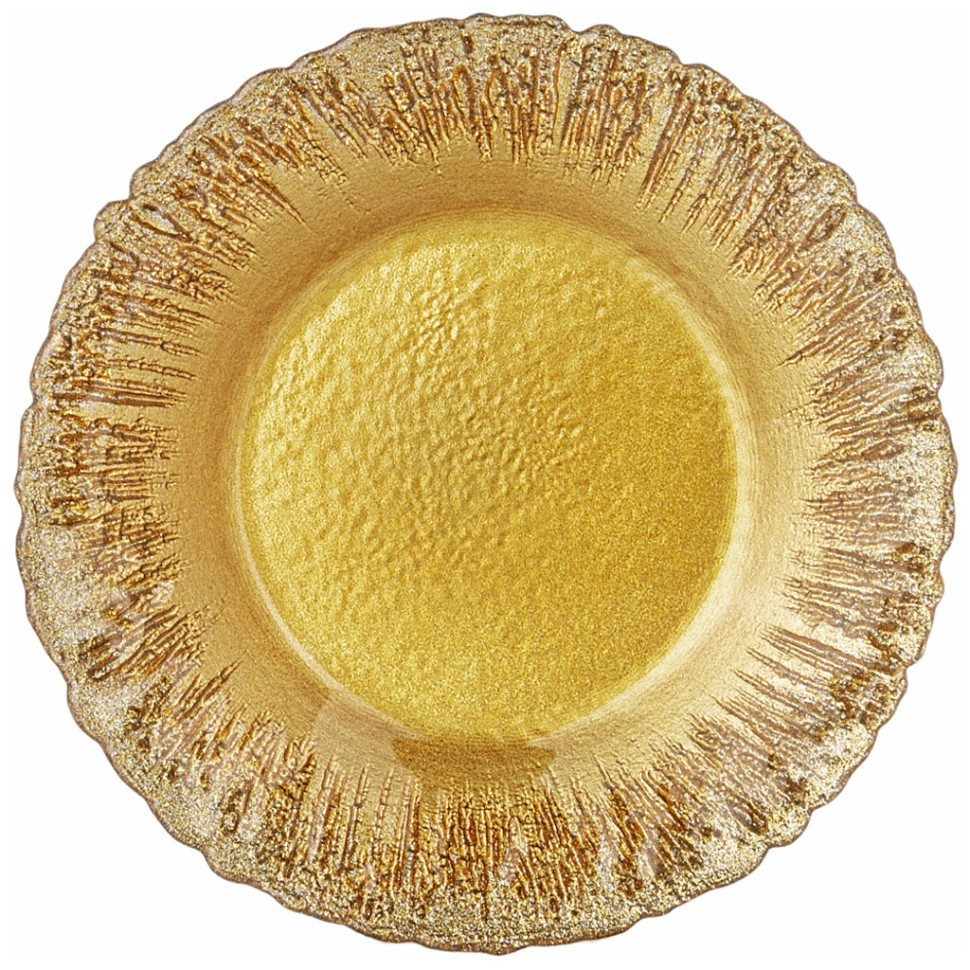 Тарелка "golden glow" 21,5 см мал.уп.=6шт. Bronco (336-140)