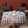 Скатерть  овальная  "passage" ,140х180см, 100% хлопок,твилл c пропиткой, серый Lefard (850-761-4)