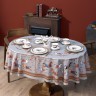 Скатерть  овальная  "passage" ,140х180см, 100% хлопок,твилл c пропиткой, серый Lefard (850-761-4)