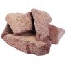 Камень для бани Банные Штучки Кварцит малиновый обвалованный 20 кг 33091 (69731)