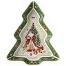 Блюдо lefard "дед мороз" в форме елки 25*21*4 см зеленое Lefard (85-1755-11)