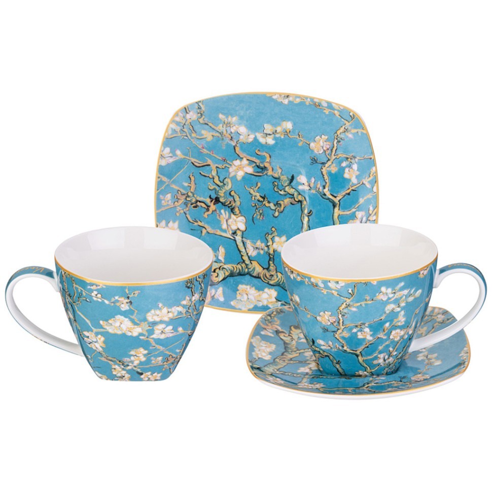 Чайный набор lefard "art collection" (в. ван гог) на 2 пер. 4 пр. 250 мл Lefard (104-1016)