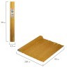 Бумага гофр. Brauberg Fiore 140 г/м2 античное золото (917) 50х250 см 112603 (87006)