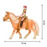 Игрушки фигурки в наборе серии "На ферме", 14 предметов: 4 лошади, 3 человечка, ограждение-загон, инвентарь (ММ205-019)