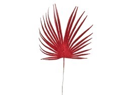 Изделие декоративное "пальмовый лист" длина=37см. красный Lefard (241-2301)