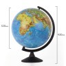 Глобус физический Globen Классик d320 мм К013200015 (1) (66784)