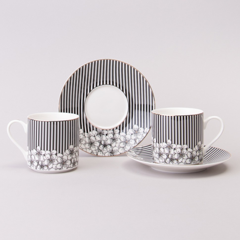 Кофейный набор lefard "top style" на 2 пер. 4 пр. 180 мл Lefard (165-612)