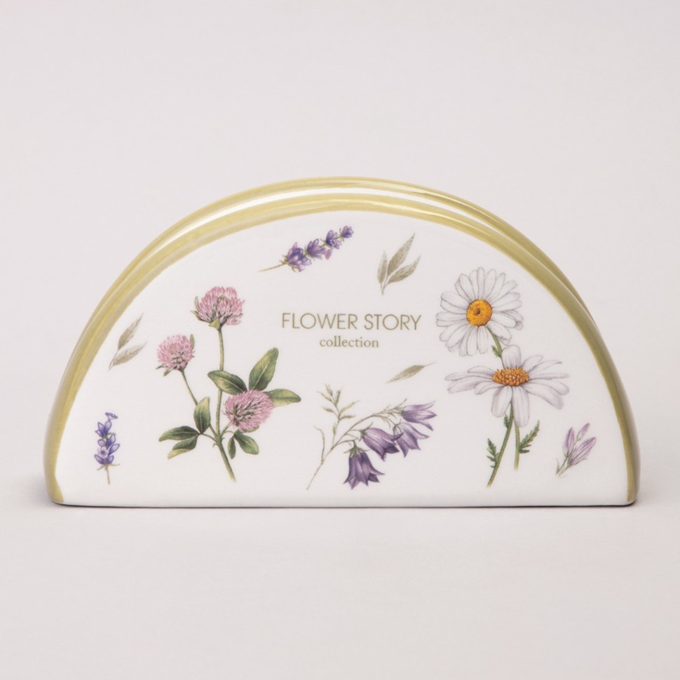 Салфетница agness "flower story" 13,5*4*7 см Agness (358-2176)