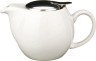 Заварочный чайник с ситом и металлической крышкой  500 мл. Agness (470-004)