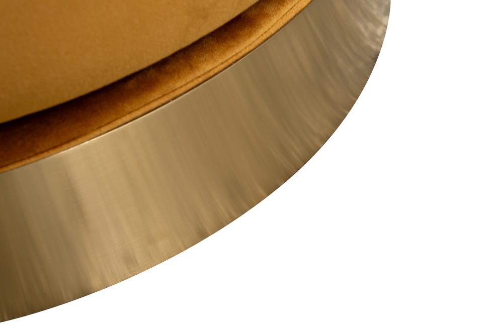 Кресло Napoli вращающееся, велюр принт Pad31+Latt ORANG 76*76*76см (TT-00016170)