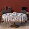 Скатерть  овальная  "passage" ,160х220см, 100% хлопок,твил c пропиткой, серый Lefard (850-761-41)