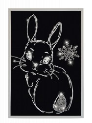 Кролик со снежинкой (2600)