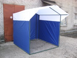 Палатка торговая Митек Домик 2,5х2,0 (труба D - 25 мм) (2 места) (53062)