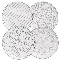 Набор тарелок обеденных bronco "dreams" из 4 шт. диаметр=27 см Bronco (582-123-1)