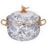 Кастрюля эмалированная lefard с крышкой, серия royal garden 2,8л, диа.18см подходит для индук.пл Lefard (950-672)