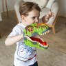 Тираннозавр (Тирекс) серии "Мир динозавров" - Игрушка на руку, парогенератор, зеленый (MM219-365)
