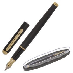 Ручка подарочная перьевая Brauberg Maestro линия 0,5 мм синяя 143471 (1) (86876)