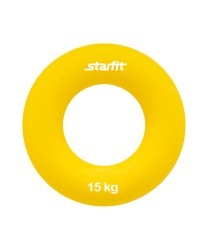 Эспандер кистевой ES-403 Кольцо, диаметр 7 см, 15 кг, жёлтый (625508)