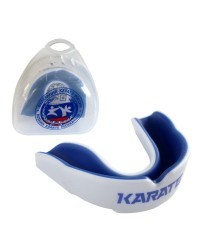 Капа детская Karate MGX-003 kr, с футляром, белый/синий, детская (796552)