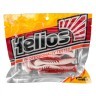 Виброхвост Helios Slash 2,64"/6,7 см, цвет Red & White 10 шт HS-19-003 (77831)