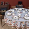 Скатерть круглая  "passage" ,d220см, 100% хлопок,твил c пропиткой, серый Lefard (850-761-26)