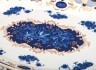 Фруктовница "синие розы" диаметр=35 см.высота=19,5 см. Hangzhou Jinding (77-841) 