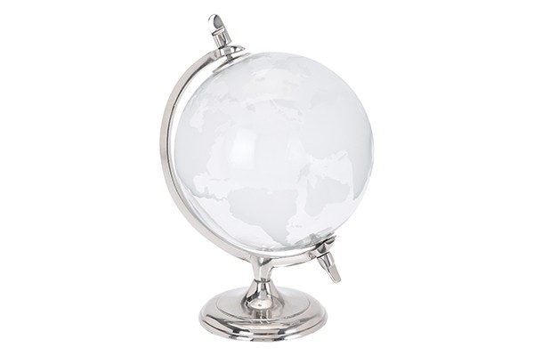 Глобус декоративный стеклянный d19*27см (TT-00005692)