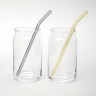 Набор стаканов из 2-х шт. со стекл. трубочками 495 мл Agness (887-290)