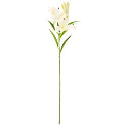 Цветок искусственный "лилия белая" высота=81 см. Lefard (21-2016)