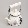 Чайник agness эмалированный со съемным фильтром из нжс серия "lavender cats", 0,85 л Agness (943-070)
