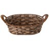 Корзинка с ручками коллекция "натурель" темное плетение 26х21х8/11 см Lefard (109-294)