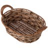 Корзинка с ручками коллекция "натурель" темное плетение 26х21х8/11 см Lefard (109-294)