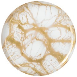Тарелка обеденная "white marble" диаметр 28 см, высота 2 cм Bronco (332-030)