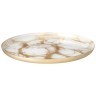 Тарелка обеденная "white marble" диаметр 28 см, высота 2 cм Bronco (332-030)
