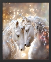 Картина Сказание о любви с кристаллами Swarovski (2440)