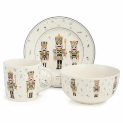 Набор посуды lefard "щелкунчик" (кружка 295 мл, тарелка 15 см, салатник 13 см) Lefard (580-097)