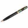 Ручка подарочная шариковая Galant Granit Green корпус черный с темно-зеленым синяя 140393 (1) (90780)