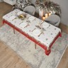 Скатерть "морозко.снегири" 140х300см ,красный, 100% хлопок,твил пропитка Lefard (850-745-25)