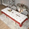 Скатерть "морозко.снегири" 140х300см ,красный, 100% хлопок,твил пропитка Lefard (850-745-25)