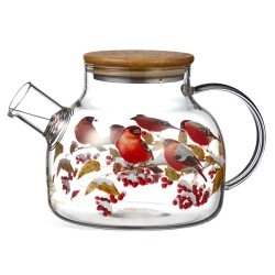 Чайник заварочный "снегири"  1000 мл Lefard (887-459)