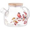 Чайник заварочный "снегири"  1000 мл Lefard (887-459)