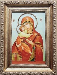 Икона Божией Матери Владимирская малая (2105)