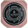 Кастрюля agness эмалированная  с крышкой, серия deluxe, 24x15см, 6,1л, подходит для индукции Agness (951-119)